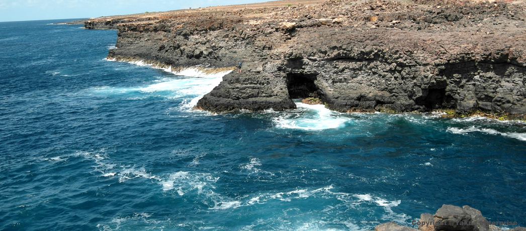 Kapverdische-Insel-Sal-Norden der Westen Blue Eye 